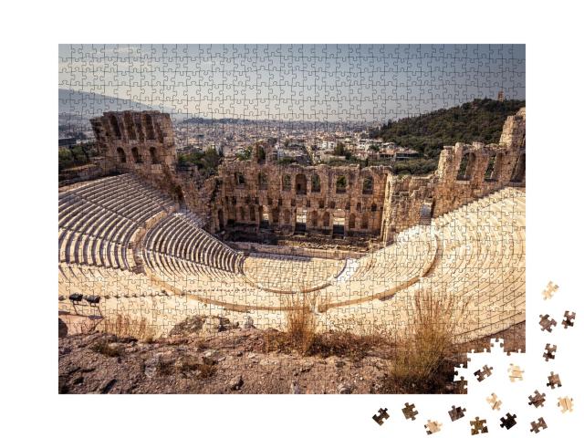 Puzzle de 1000 pièces « Hérode Atticus sur l'Acropole d'Athènes, Grèce »