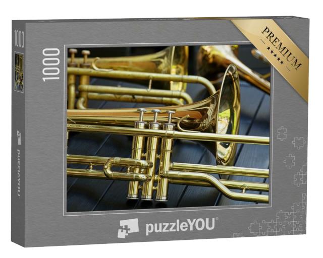 Puzzle de 1000 pièces « Gros plan sur une trompette »