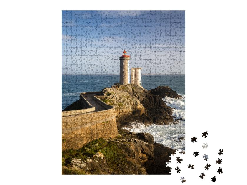 Puzzle de 1000 pièces « Phare Le Petit Minou près de la ville de Brest, Bretagne, France »