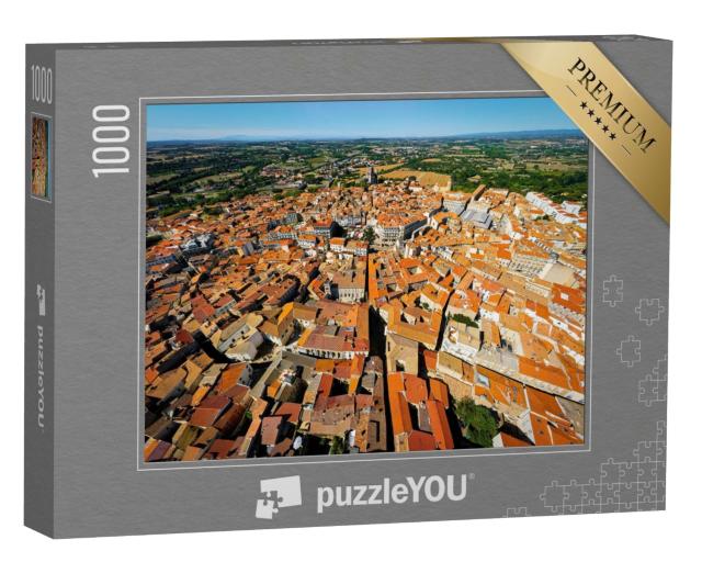 Puzzle de 1000 pièces « Vue aérienne de Béziers dans la région Occitanie, dans le sud de la France »