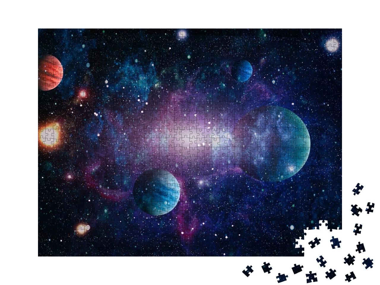 Puzzle de 1000 pièces « Une petite partie de l'univers, images de la NASA »