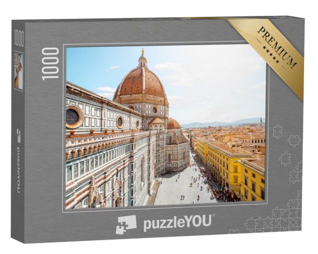 Puzzle de 1000 pièces « L'église Santa Maria del Fiore et le centre historique de Florence »
