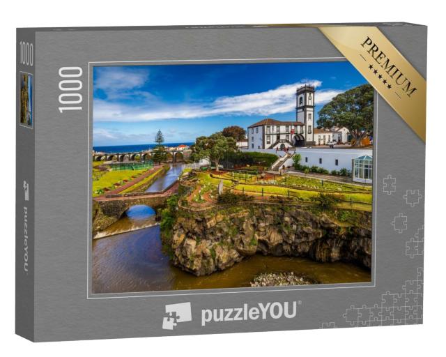 Puzzle de 1000 pièces « Vue sur Ribeira Grande, Açores, Portugal »