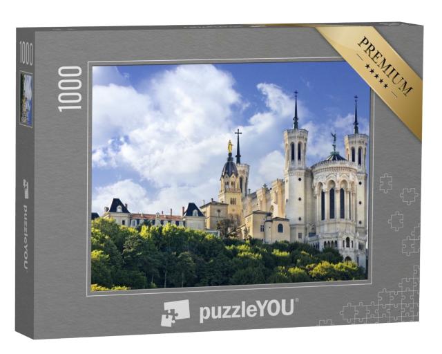 Puzzle de 1000 pièces « Vue de la basilique Notre-Dame de Fourvière, Lyon, France »