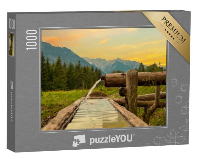 Puzzle de 1000 pièces « Un paysage idyllique en été »