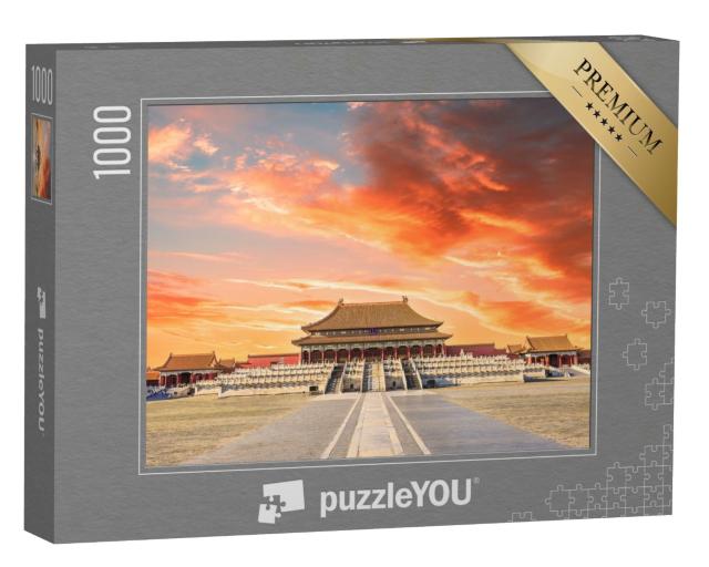 Puzzle de 1000 pièces « Palais royaux de la Cité interdite à Pékin »