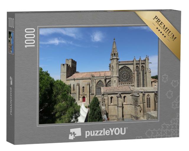 Puzzle de 1000 pièces « Église des Saints Nazaire et Celse dans la citadelle de Carcassonne France »