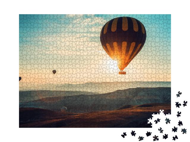 Puzzle de 1000 pièces « Ballons à air chaud au-dessus de la Cappadoce, Turquie »