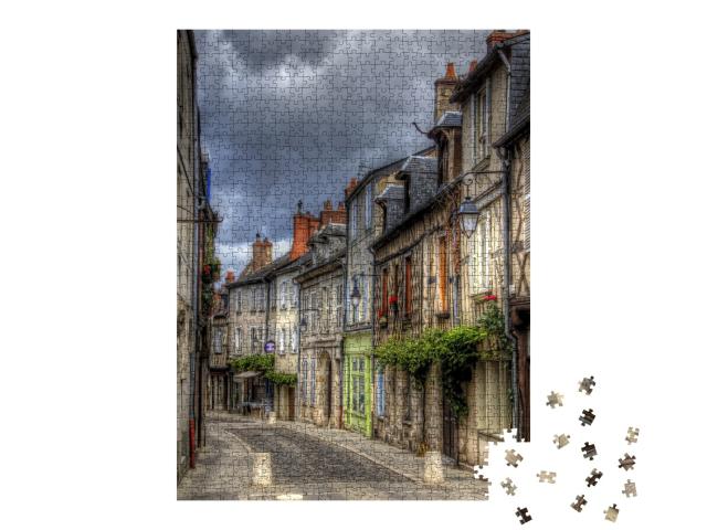 Puzzle de 1000 pièces « Rue à Bourges, France »
