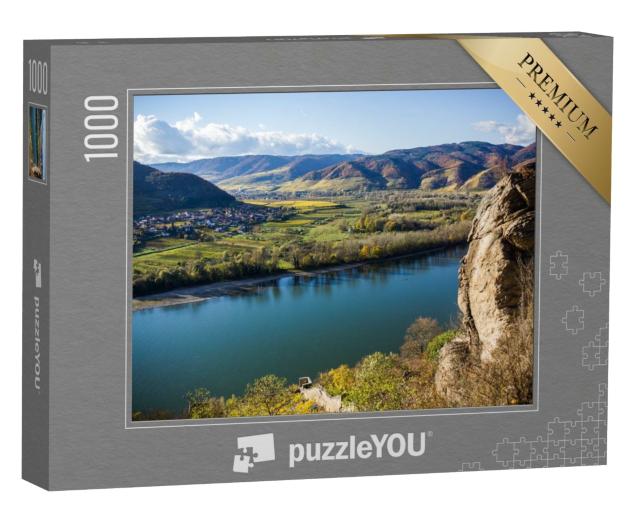 Puzzle de 1000 pièces « Paysage de la Wachau, fleuve Danube, Autriche »