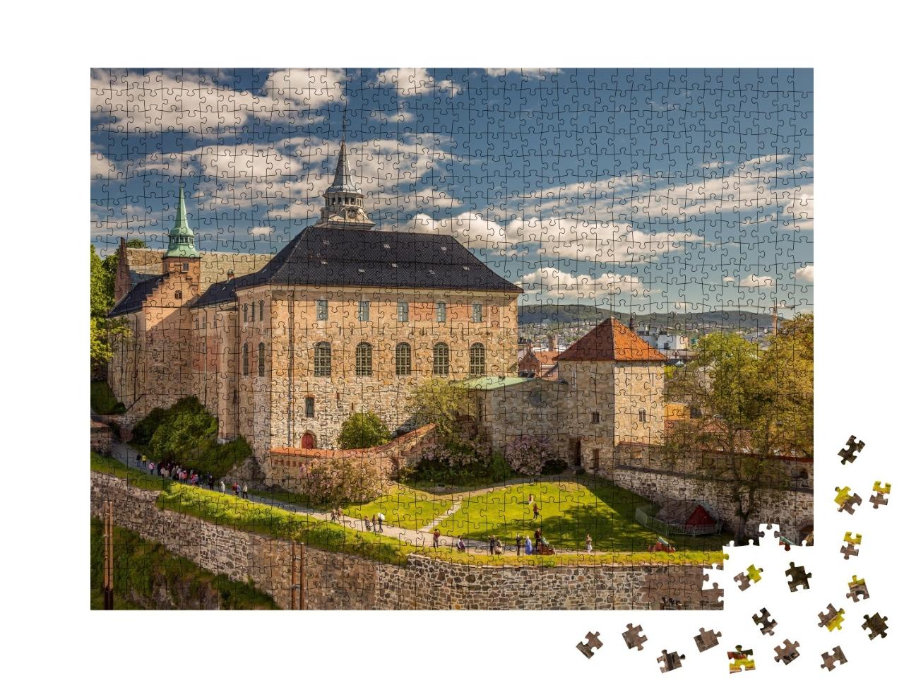 Puzzle de 1000 pièces « Forteresse d'Akershus à Oslo, Norvège »