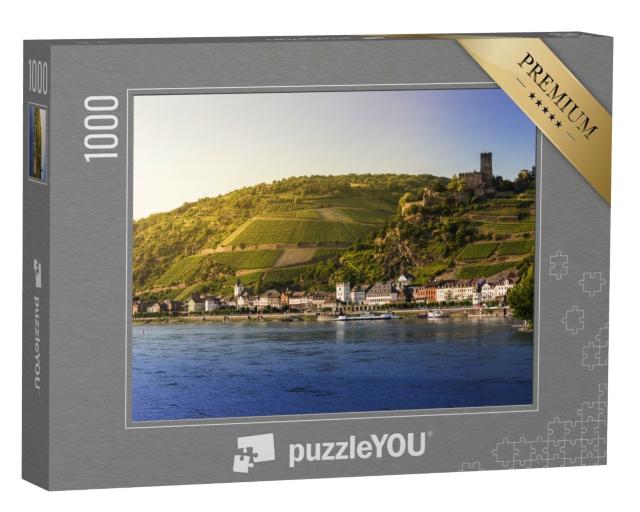 Puzzle de 1000 pièces « Village pittoresque au bord du Rhin »