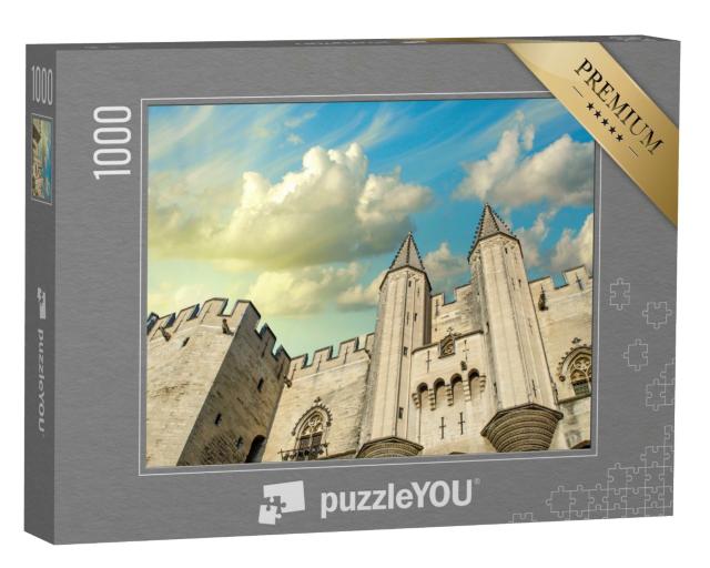 Puzzle de 1000 pièces « Le Palais des Papes d'Avignon, patrimoine mondial de l'Unesco dans le sud de la France »