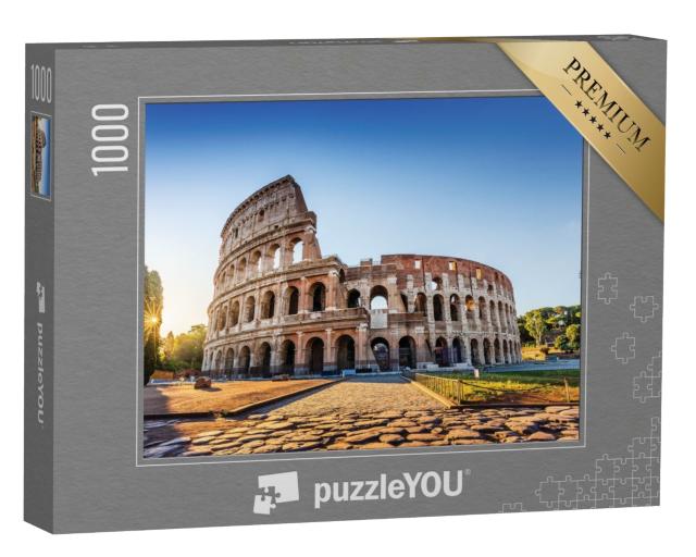 Puzzle de 1000 pièces « Rome : le Colisée au lever du soleil »