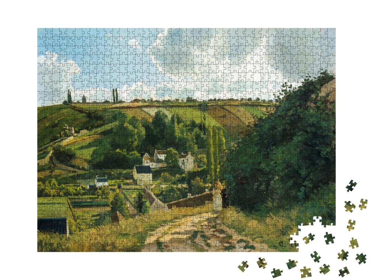 Puzzle de 1000 pièces « Camille Pissarro - Colline de Jalais, Pontoise »