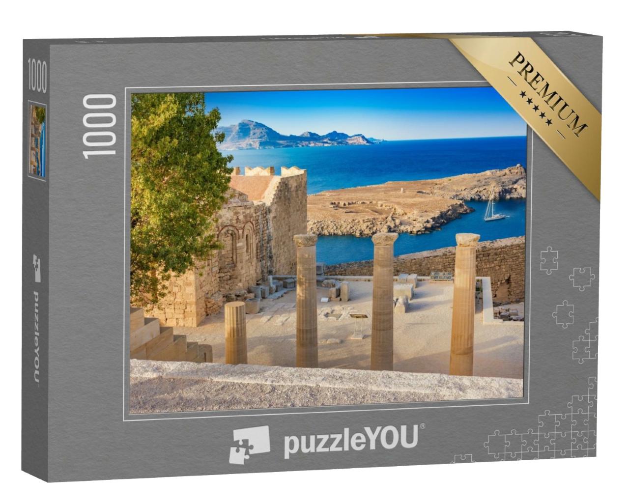 Puzzle de 1000 pièces « Acropole de Lindos, Rhodes, Grèce »