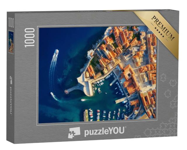 Puzzle de 1000 pièces « Vue aérienne de Dubrovnik, Croatie »