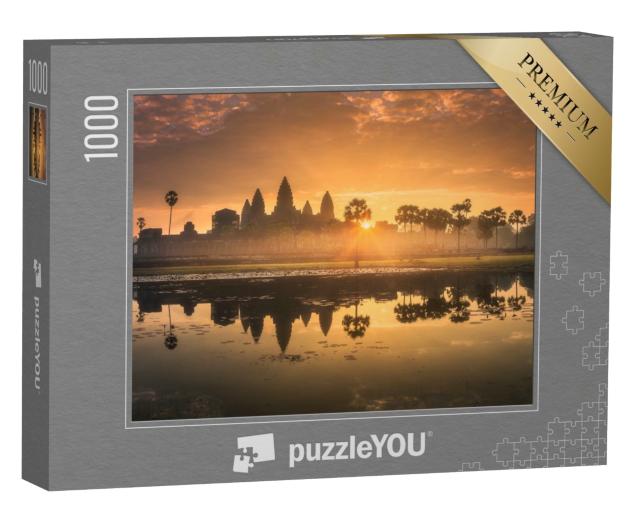 Puzzle de 1000 pièces « Complexe de temples d'Angkor Vat au Cambodge »