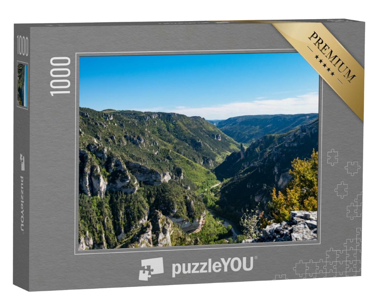 Puzzle de 1000 pièces « Parc national des Cévennes, Gorges du Tarn, France »