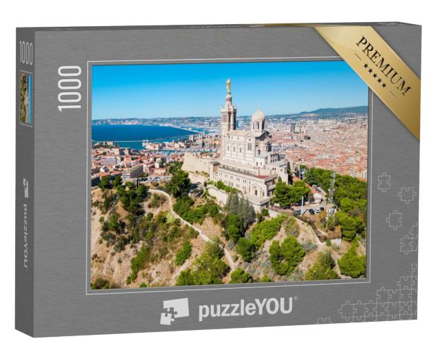 Puzzle de 1000 pièces « Notre Dame de la Garde - église catholique de la ville de Marseille »