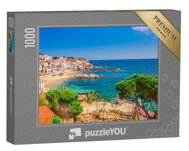 Puzzle de 1000 pièces « Calella de Palafrugell, un village de pêcheurs sur la côte espagnole »