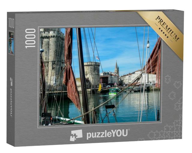 Puzzle de 1000 pièces « Le Vieux Port à La Rochelle, Charente Maritime, Ouest de la France »