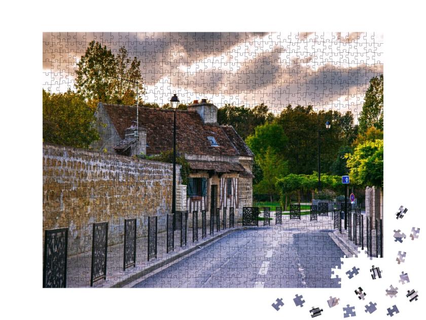 Puzzle de 1000 pièces « Rues agréables de Cergy, France »