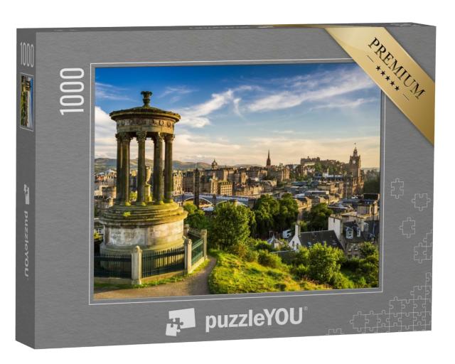 Puzzle de 1000 pièces « Belle vue sur la ville d'Édimbourg, Écosse »