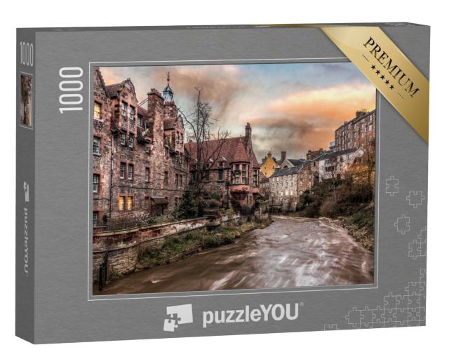 Puzzle de 1000 pièces « Le village de Dean à Édimbourg, Écosse »