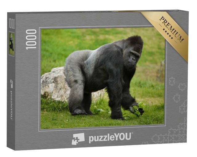 Puzzle de 1000 pièces « Gorille des plaines de l'ouest »