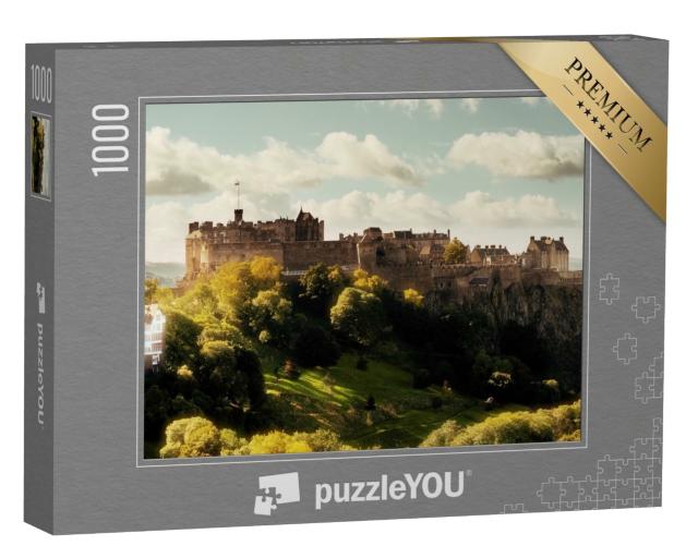 Puzzle de 1000 pièces « Majestueux château d'Édimbourg, Écosse »