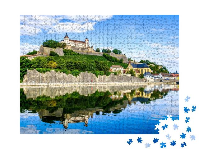 Puzzle de 1000 pièces « Vieille ville de Würzburg en Allemagne »