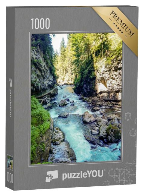 Puzzle de 1000 pièces « Magnifique gorge de Breitach, Allemagne »