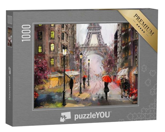 Puzzle Lion - Animaux - Peinture à l'huile - Arc-en-ciel - Puzzle - Puzzle  1000 pièces