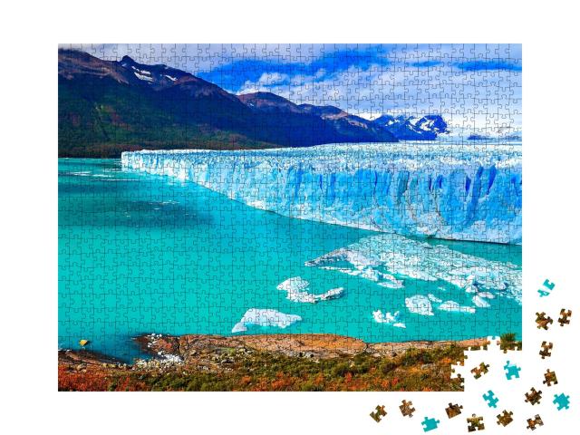 Puzzle de 1000 pièces « Glacier Perito Moreno en Patagonie, Argentine »