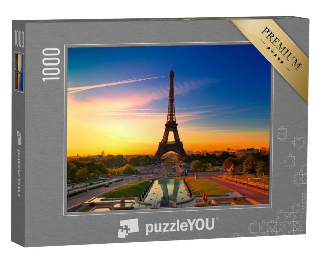 Puzzle de 1000 pièces « Lever de soleil à Paris »