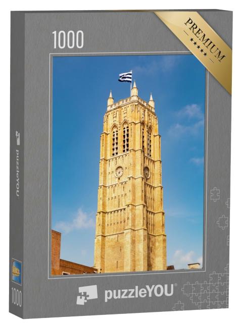 Puzzle de 1000 pièces « Dunkerque, ville du nord de la France, ancien clocher »