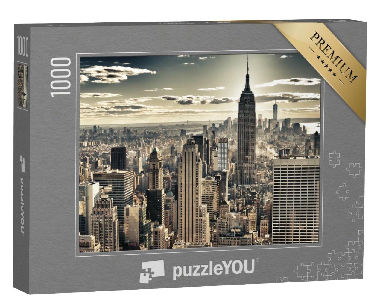 Puzzle de 1000 pièces « Prise de vue HDR de New York »