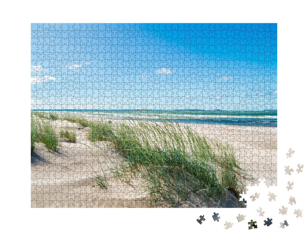 Puzzle de 1000 pièces « Belle plage de sable d'Yyteri en été, Pori, Finlande »