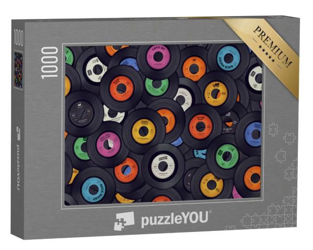 Puzzle de 1000 pièces « Disques vinyles »