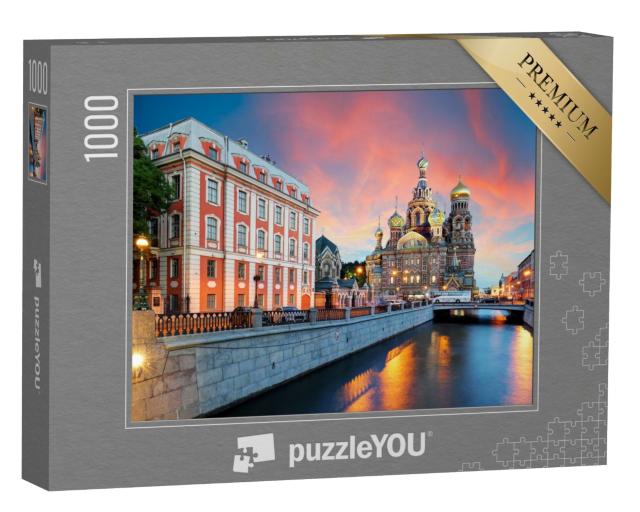 Puzzle de 1000 pièces « Église du Rédempteur, Saint-Pétersbourg, Russie »