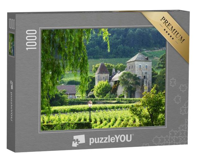 Puzzle de 1000 pièces « Vue sur les vignobles de Gevrey Chambertin, France »