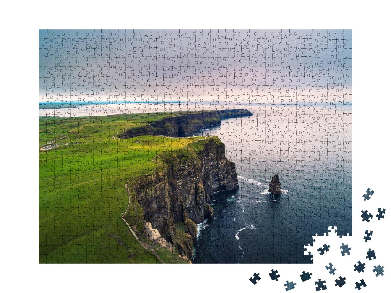 Puzzle de 1000 pièces « Wilde Falaises de Moher, Irlande »