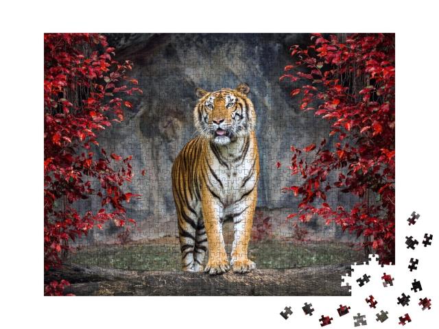 Puzzle de 1000 pièces « Portrait d'un tigre »