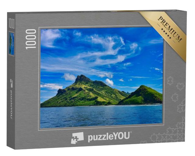 Puzzle de 1000 pièces « Vue sur les îles tropicales des îles Fidji »