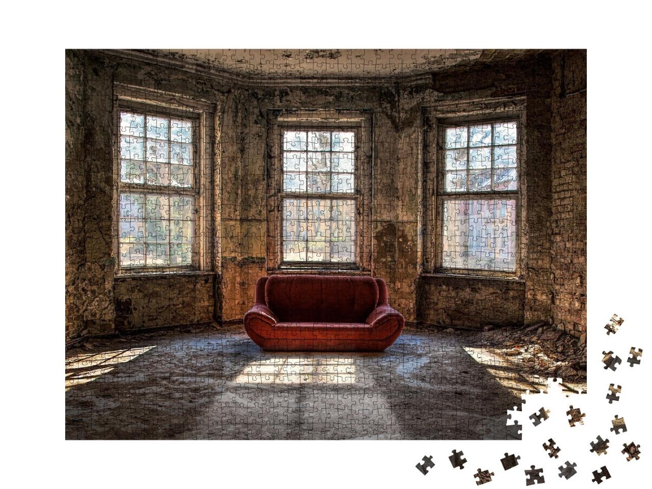Puzzle de 1000 pièces « Vieille chambre abandonnée »