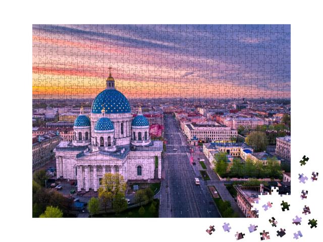 Puzzle de 1000 pièces « Cathédrale de la Trinité, Saint-Pétersbourg »