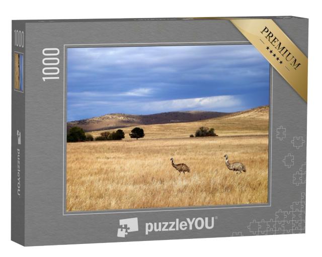 Puzzle de 1000 pièces « Emus en Australie du Sud »