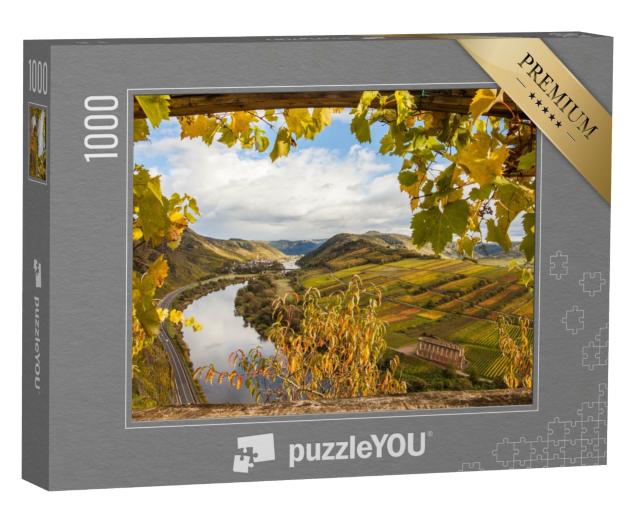 Puzzle de 1000 pièces « Vignobles dorés : Moselle en automne, Allemagne »