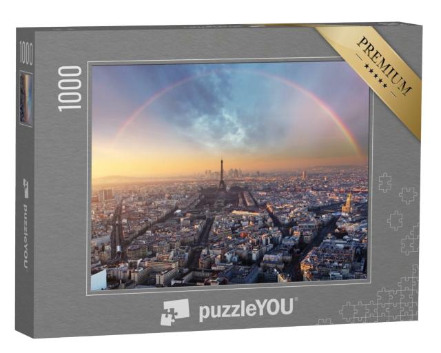 Puzzle de 1000 pièces « Arc-en-ciel au-dessus de Paris »